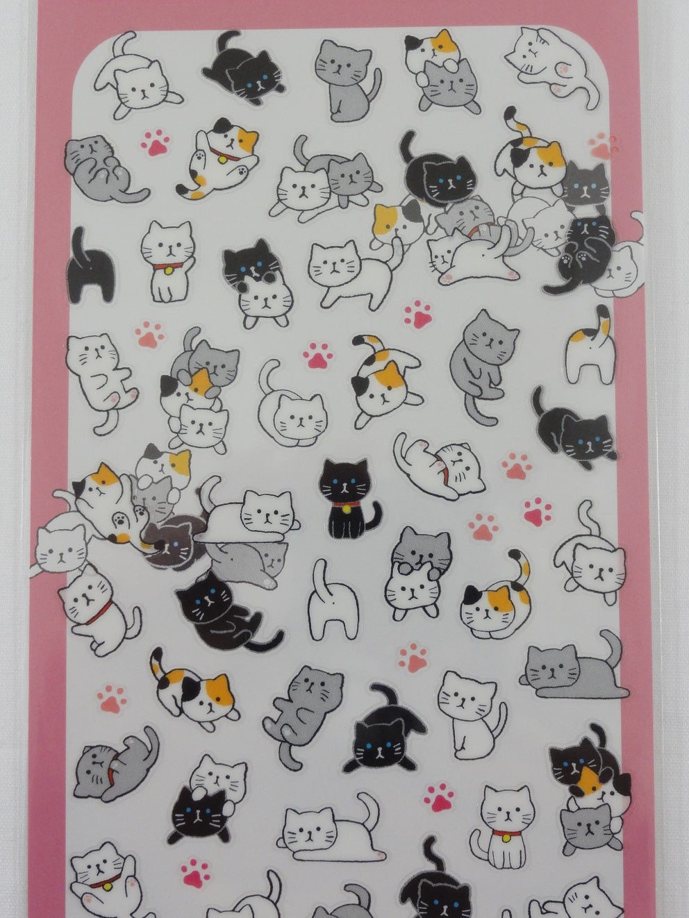Cute Kawaii Mind Wave Cat Kitten Sticker Sheet - for Journal Planner C –  Alwayz Kawaii